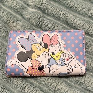 Disney Minnie and Daisy Blue and Pink Wallet
